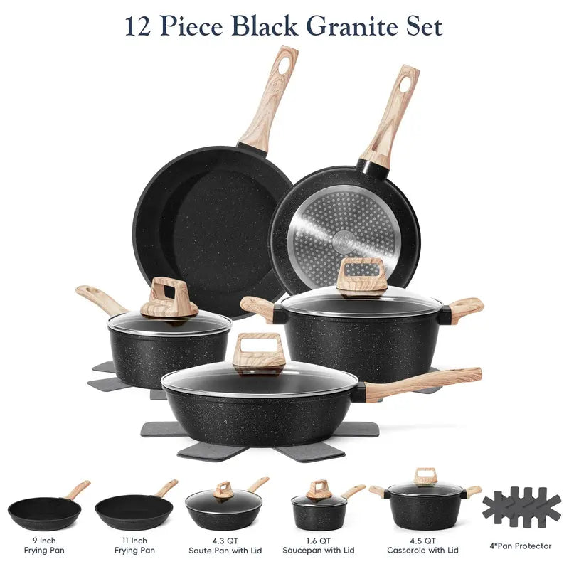 Granite Induction Cookware Set