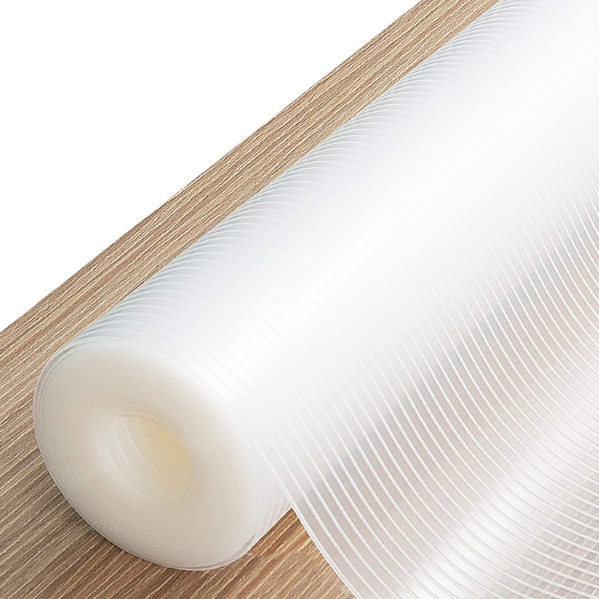 Shelf Liner Drawer Liner, 12IN X 10FT Non Slip Non Adhesive Cabinet Liner for Kitchen, Refrigerator, Drawer - Clear Ribbed